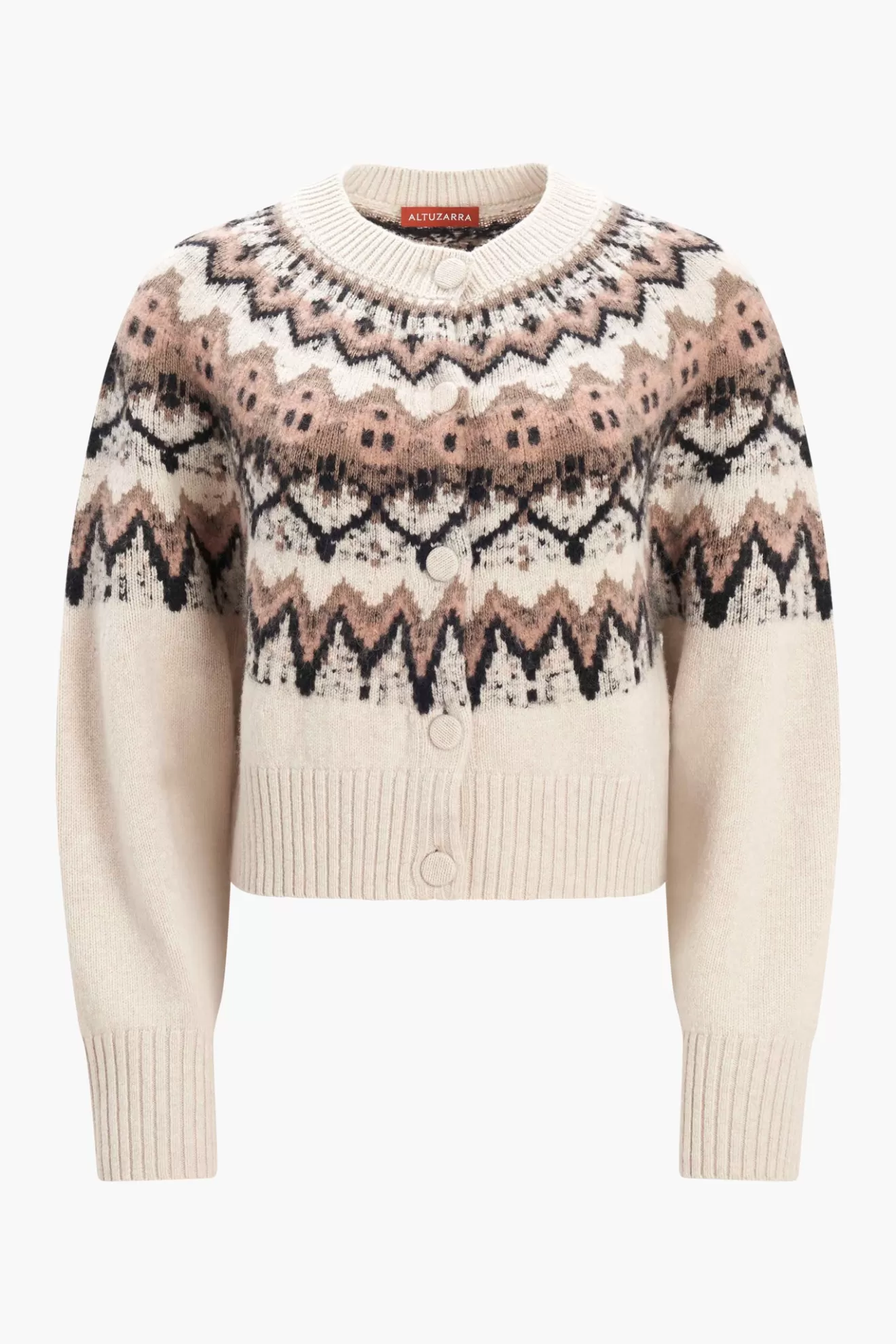 New Altuzarra Barnum Sweater IvoryFairisle