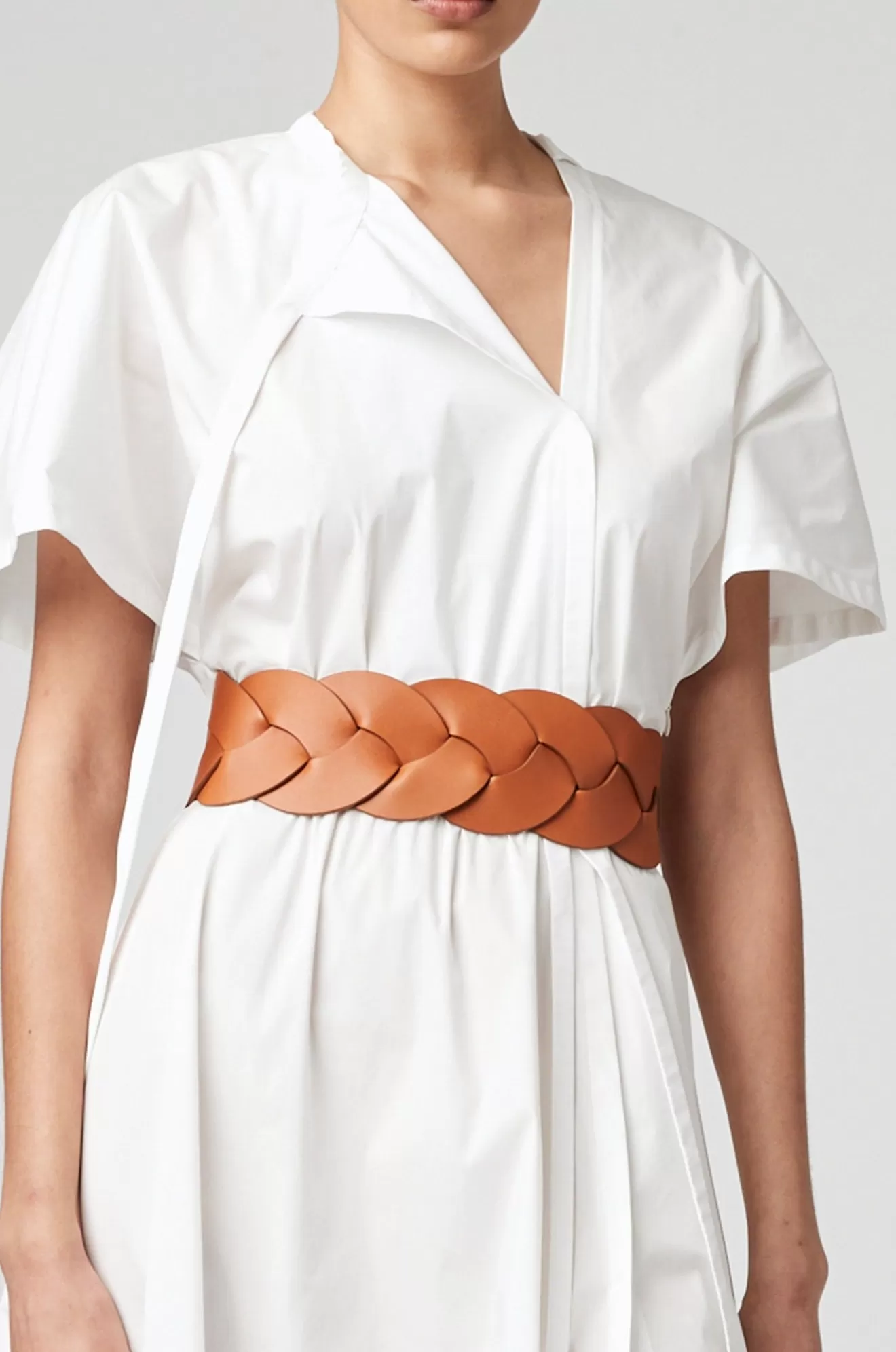 Sale Altuzarra Braid Belt Cognac