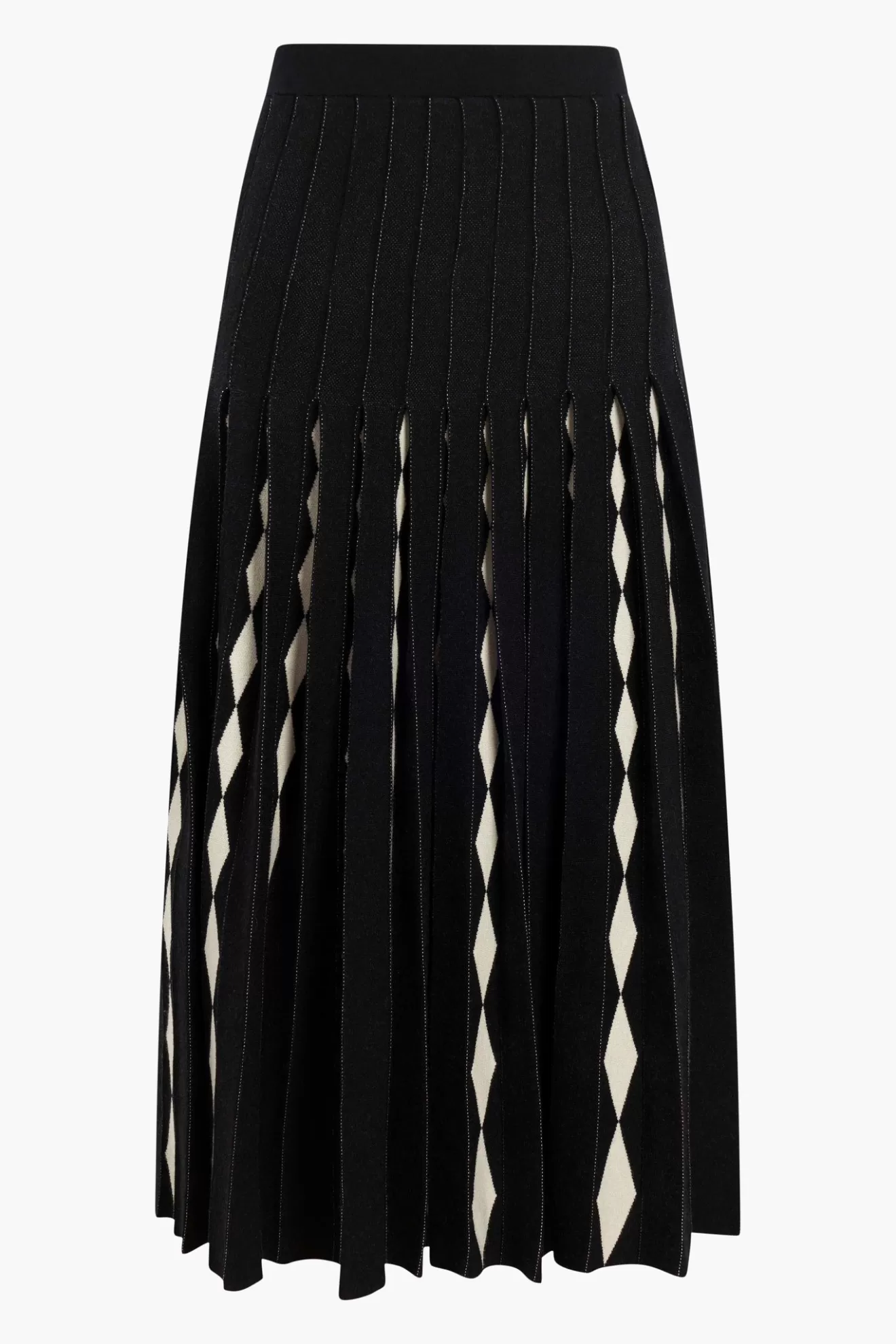 Discount Altuzarra Cortes Skirt Black/Tapioca