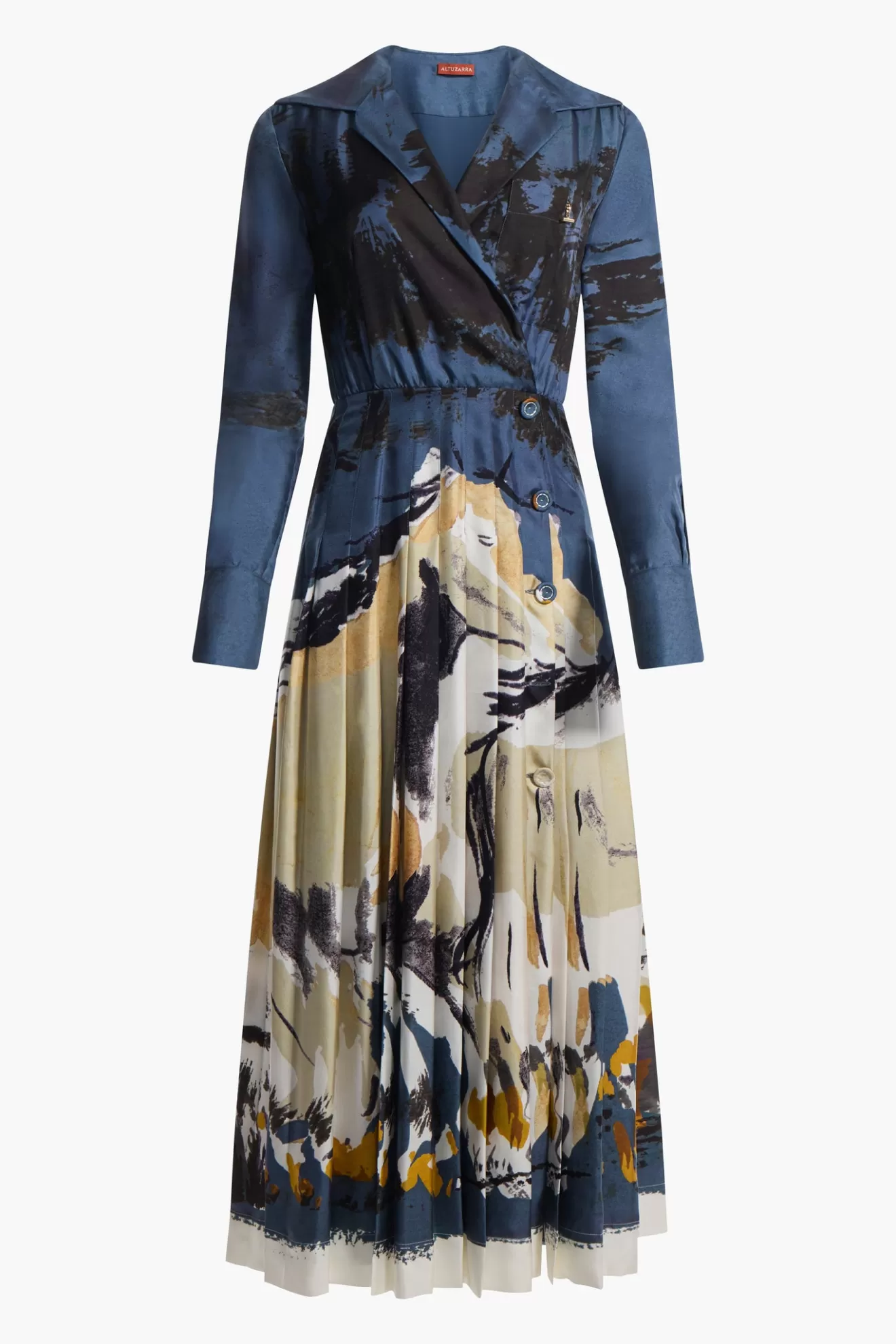 Discount Altuzarra Geraldine Dress SteelBlue