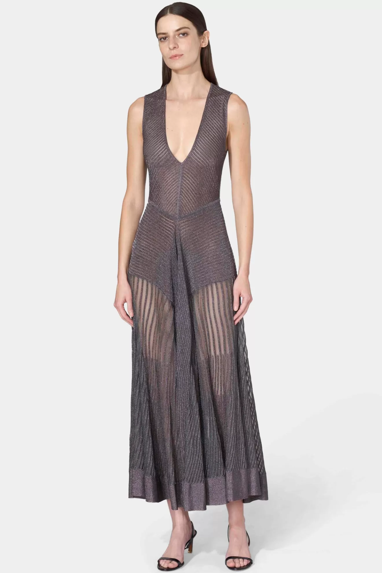 Flash Sale Altuzarra Keball Dress Gunmetal