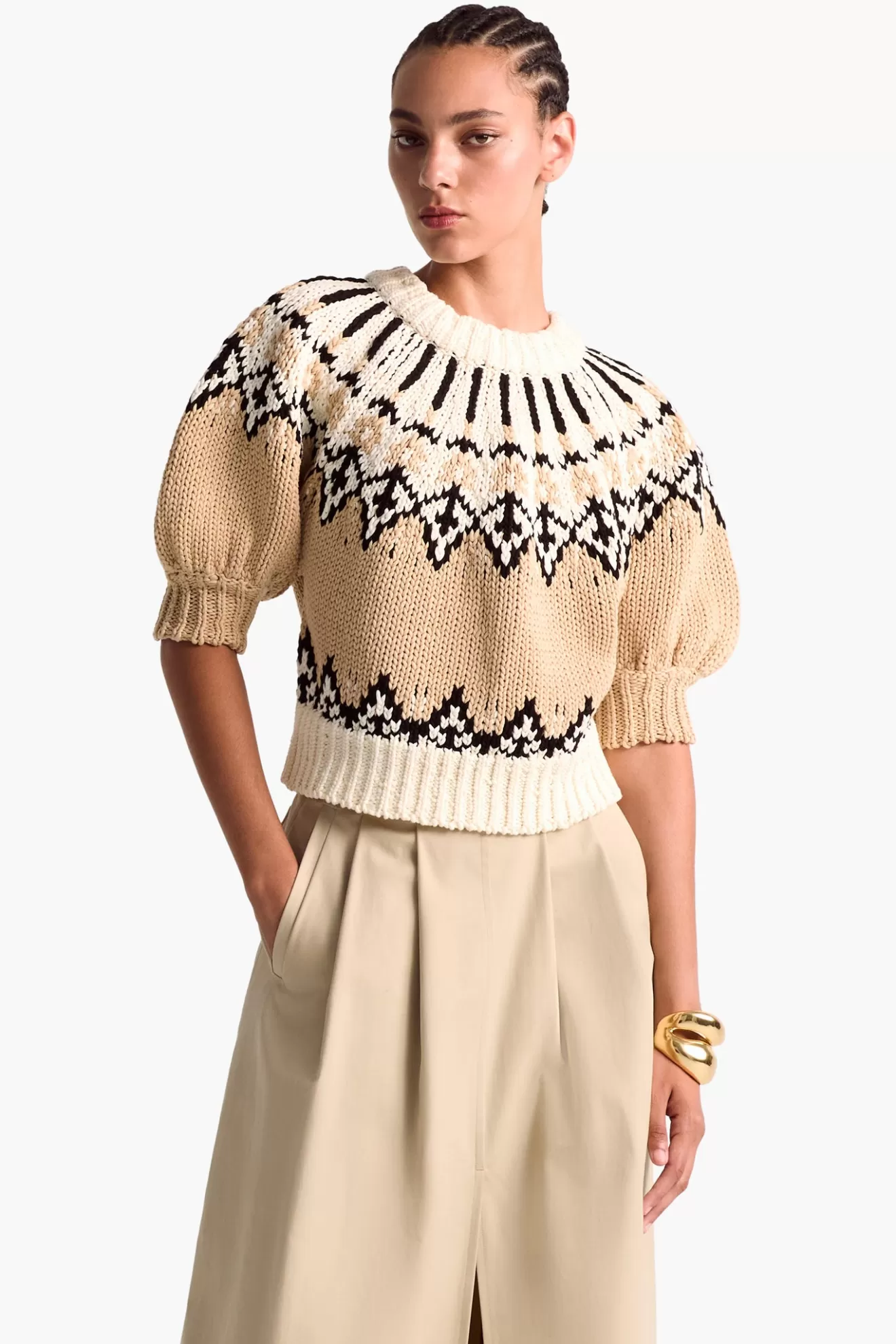 Flash Sale Altuzarra Marty Sweater IvoryFairisle