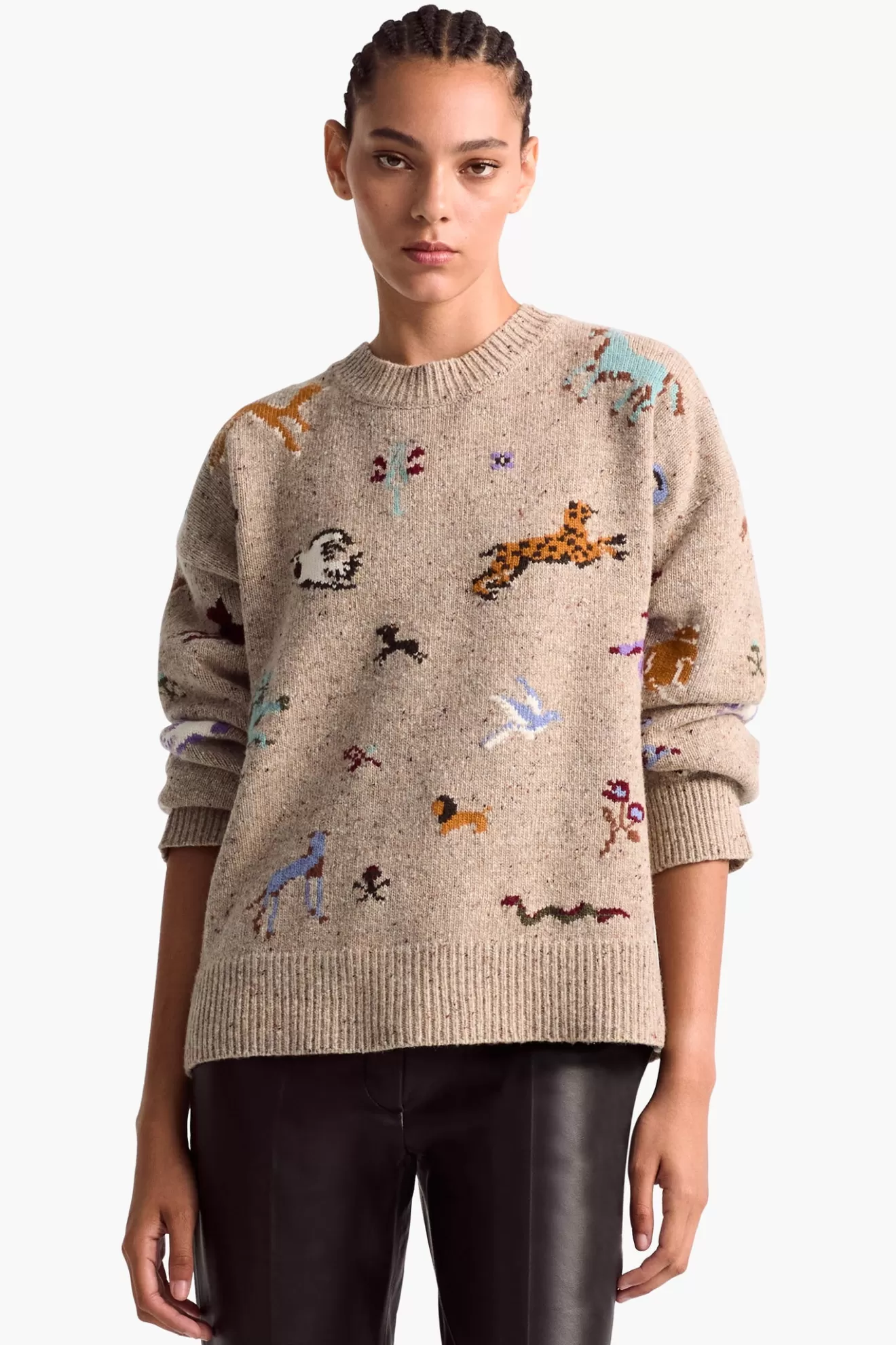 Store Altuzarra Mati Sweater HazelwoodMelange