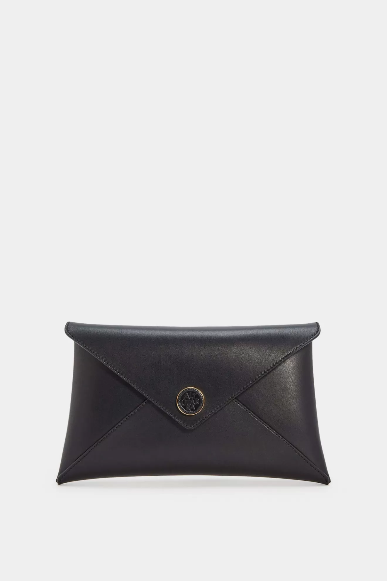 Fashion Altuzarra Medallion Envelope Clutch BlackLeather