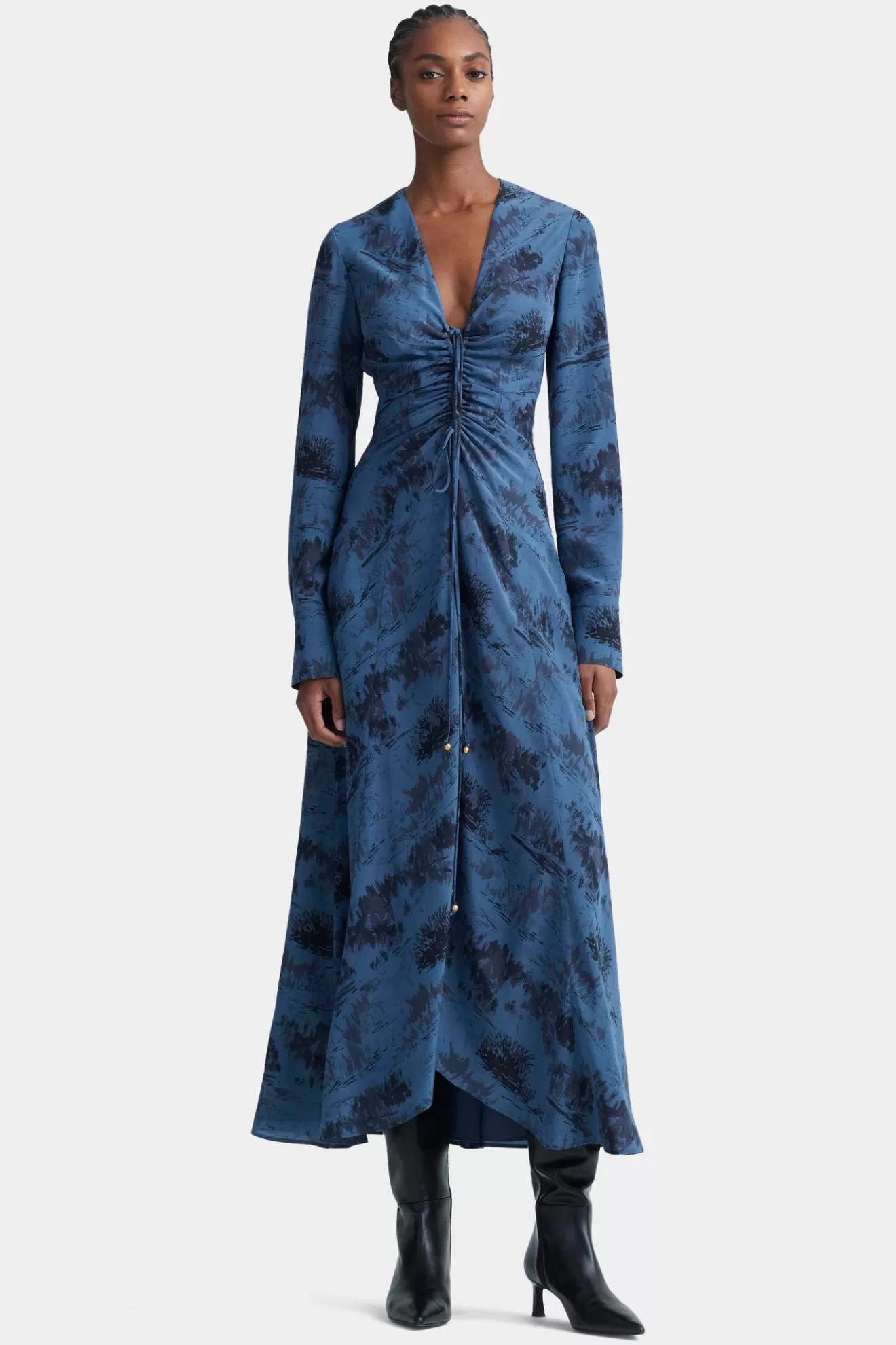 Online Altuzarra Mila Dress SteelBlue