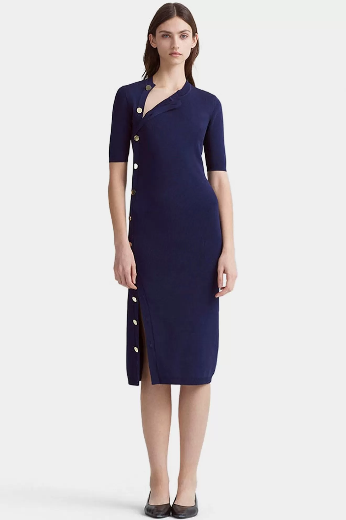 Sale Altuzarra Minamoto Knit Dress BerryBlue