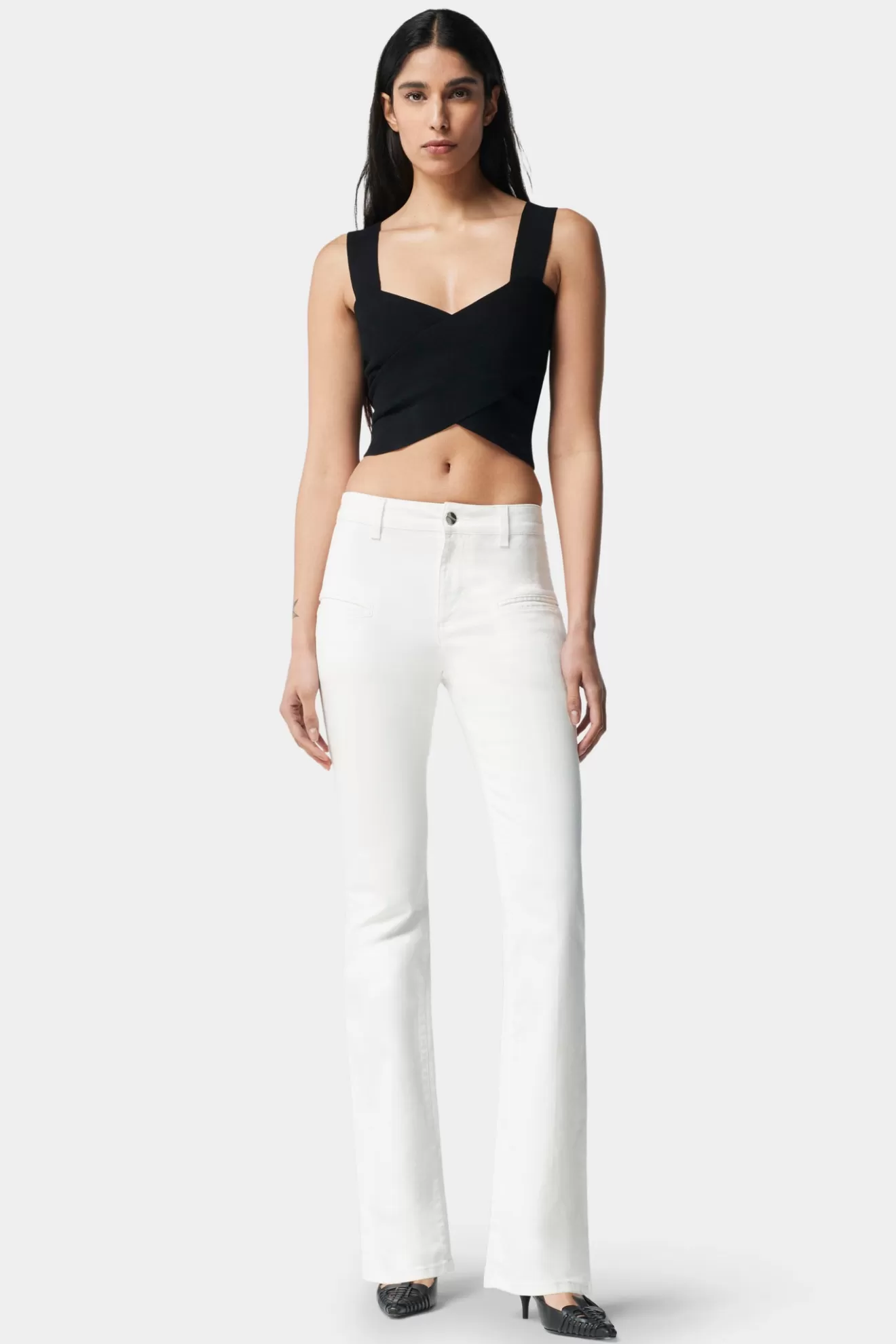 Cheap Altuzarra Serge Denim Pant OpticWhite