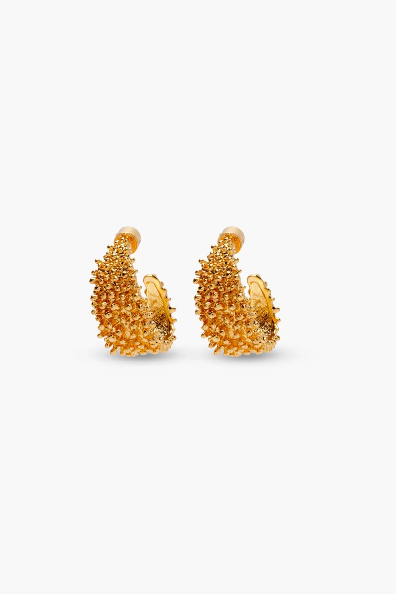 Online Altuzarra Textured Hoop Earrings Gold