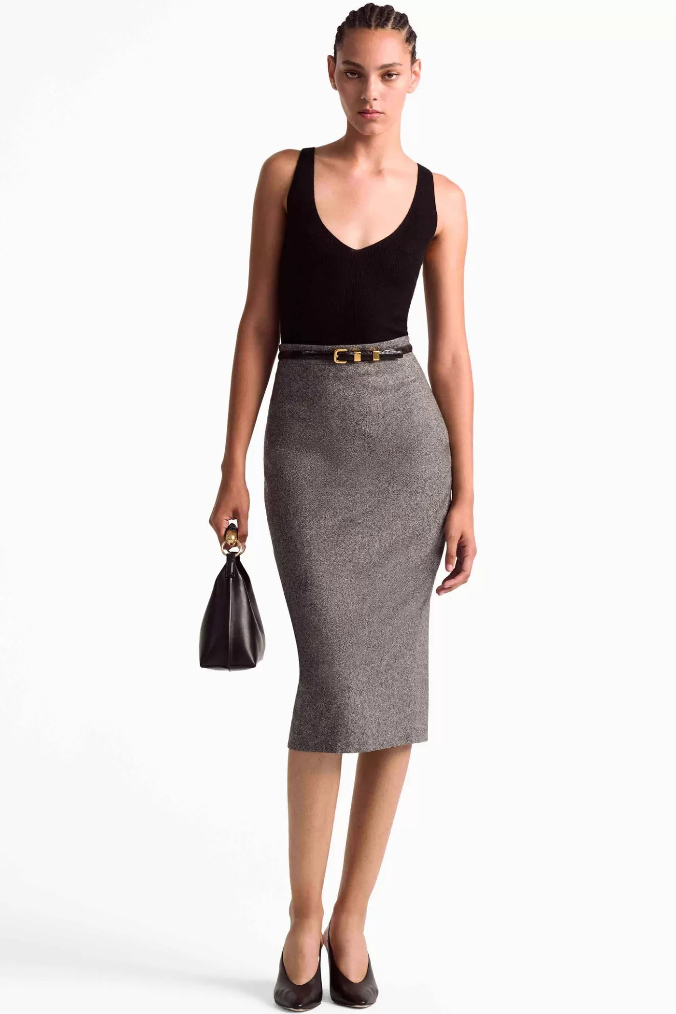 Sale Altuzarra Ursula Skirt BlackTweed