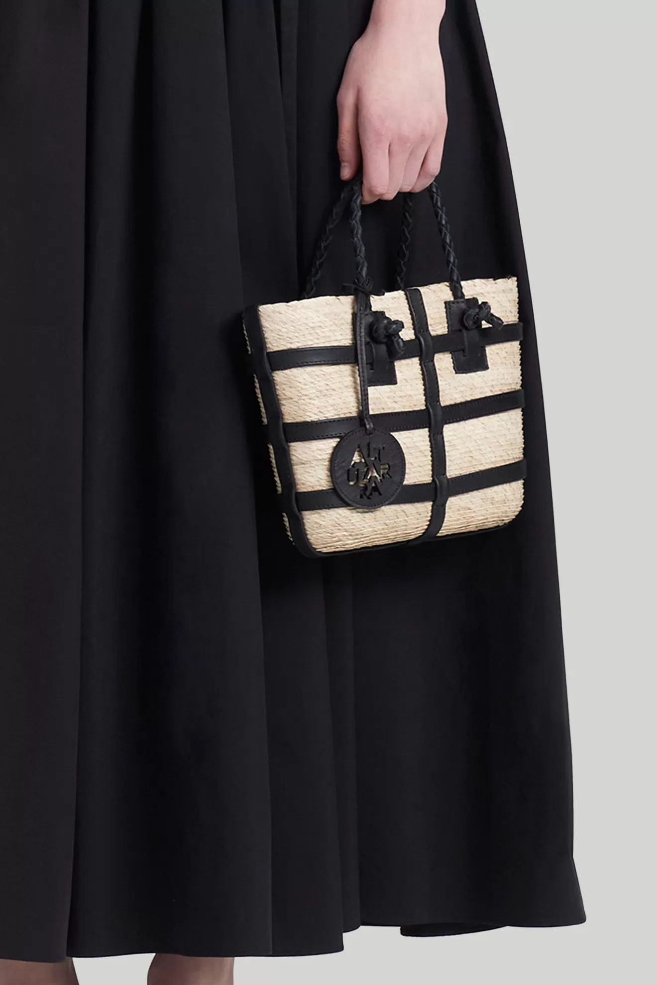 Sale Altuzarra Watermill Tote Mini Natural/Black