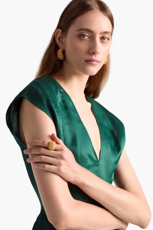 Altuzarra Textured Hoop Earrings | Jewelry
