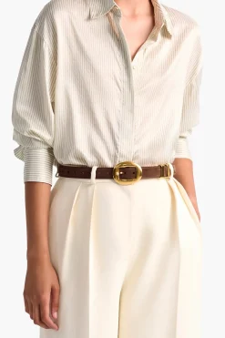 Altuzarra Vintage Brass Buckle Belt | Belts