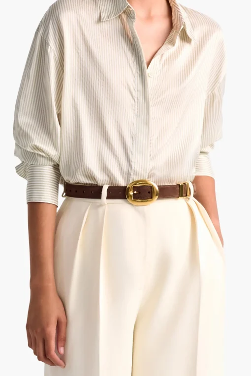 Altuzarra Vintage Brass Buckle Belt | Belts